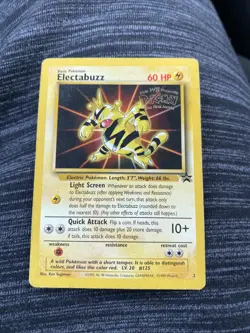 2 | Electabuzz | WOTC Black Star Promo | Pokemon Card | Good - Image 1