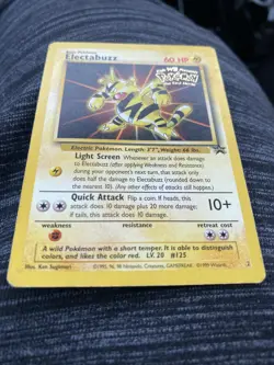 2 | Electabuzz | WOTC Black Star Promo | Pokemon Card | Good - Image 2