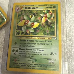 Pokemon TCG Bellossom Neo Genesis Holo Unlimited Rare Card 3/111 - Image 1
