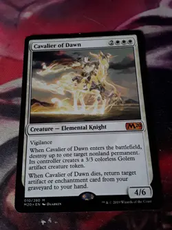 Magic: The Gathering TCG Cavalier of Dawn ~ Core Set 2020 - M20 010/280 - Image 1