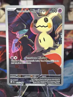 Pokemon 2026 Ascended Hero’s Team Rockets Mimikyu 238/217 Illustration Rare NM - Image 1