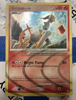 Arceus AR3 Holo Lv.100 Pokemon 2009 LP/MP+ - Image 1