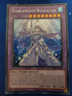 Yugioh Tearlaments Rulkallos DABL-EN039 Secret Rare 1st Edition - Image 1