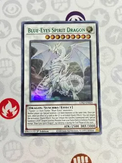 Blue-Eyes Spirit Dragon (Green) LDS2-EN020 - Ultra Rare (NM) - Yugioh - Image 1