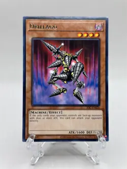 🔥Yu-Gi-Oh TCG-Drillago-Invasion of Chaos-IOC-026-Unlimited-Rare-Super-M/NM!🔥 - Image 1