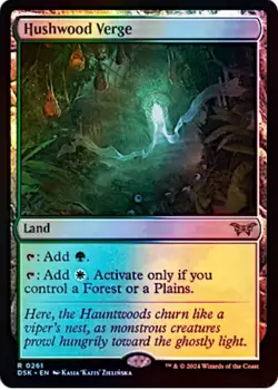 Hushwood Verge - Foil - Duskmourn House of Horror MTG - Image 1
