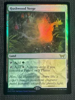Hushwood Verge - Foil - Duskmourn House of Horror MTG - Image 1