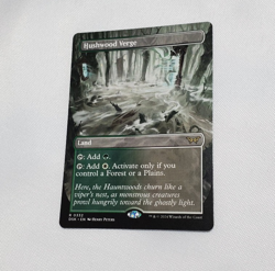 MTG - Hushwood Verge - Borderless Non-foil - Duskmourn: House of Horror - Image 1