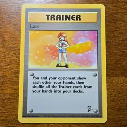 Lass 104/130 - Base Set 2 Unlimited Uncommon Trainer 1999 - Pokemon TCG Card NM - Image 1