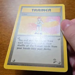 Lass 104/130 - Base Set 2 Unlimited Uncommon Trainer 1999 - Pokemon TCG Card NM - Image 3