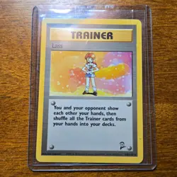 Lass 104/130 - Base Set 2 Unlimited Uncommon Trainer 1999 - Pokemon TCG Card NM - Image 5