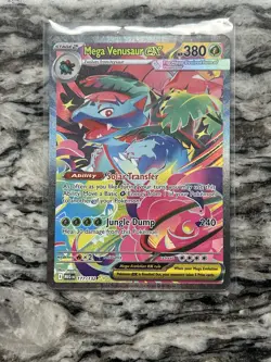 Mega Venusaur EX SIR 177/132 Mega Evolution English pokemon TCG Near Mint Card - Image 1