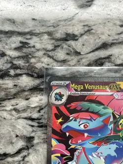 Mega Venusaur EX SIR 177/132 Mega Evolution English pokemon TCG Near Mint Card - Image 3
