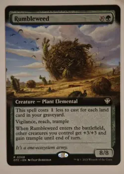 Rumbleweed - Outlaws of Thunder Junction Commander - Near Mint - Rare - MTG - Image 1