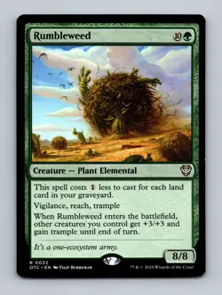 Rumbleweed Commander: Outlaws of Thunder Junction Non-Foil MTG NM - Image 1