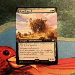 Rumbleweed Extended Art MTG single, Outlaws of Thunder Junction Commander R 0068 - Image 1
