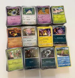 Pokemon 1100+ Card Bulk Lot Common Uncommon Cards All NON-HOLO (No Energy) - Image 1