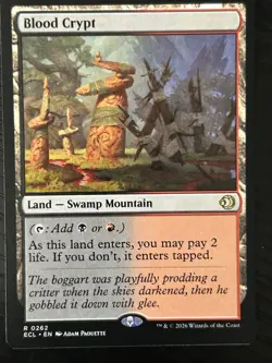 Magic the Gathering: Lorwyn Eclipsed Blood Crypt #262 Near Mint - Image 1