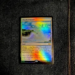 MTG Magic the Gathering Flooded Strand (220/703) Modern Horizons 3 LP - Image 1