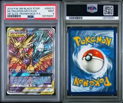 PSA 9 Mint 2019 Pokemon Hidden Fates MOLTRES ZAPDOS ARTICUNO GX SM210 - Image 3