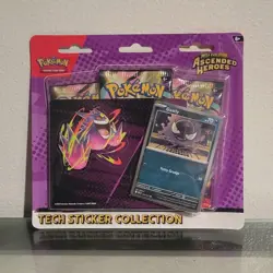 Pokemon Mega Evolution Ascended Heroes Tech Sticker 3 Booster Packs Promo - Image 1