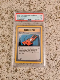 2000 Pokemon Neo Genesis 1st Edition New Pokedex #95/111 PSA 6 - Image 1