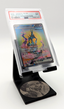 2024 Iron Crown EX 206/162 Special Illustration Pokemon Temporal Forces PSA 9 - Image 1