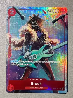One Piece CCG TCG Brook ST01-011 Premium Card Collection - Image 1