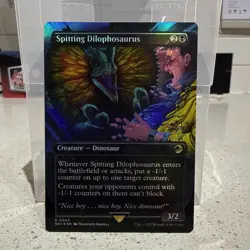 Spitting Dilophosaurus (Borderless) Universes Beyond: Jurassic Pikachu World... - Image 1