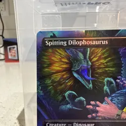 Spitting Dilophosaurus (Borderless) Universes Beyond: Jurassic Pikachu World... - Image 2
