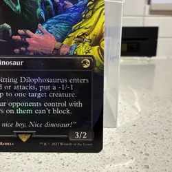 Spitting Dilophosaurus (Borderless) Universes Beyond: Jurassic Pikachu World... - Image 4