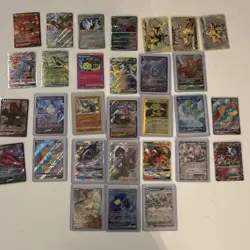 Pokemon Card Lot EX GX V Holo Foil Eevee Umbreon EX Iron Crown EX w/ Tin - Image 1
