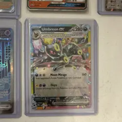 Pokemon Card Lot EX GX V Holo Foil Eevee Umbreon EX Iron Crown EX w/ Tin - Image 4