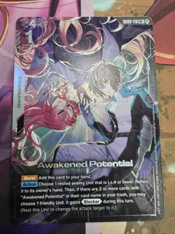 Gundam card Game Gundam Awakened Potential R+ Steel Requiem GD03-118 parallel - Image 1