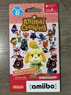 Animal Crossing Amiibo Cards Bundle - Series 4 + Sanrio | 2 Sealed Packs - Image 2