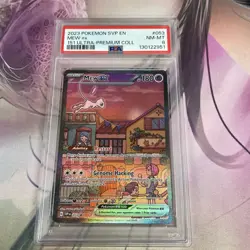 Mew ex 053 Sv: Scarlet & Violet Promo Cards Holo PSA 8 Near Mint Pokemon 151 - Image 1