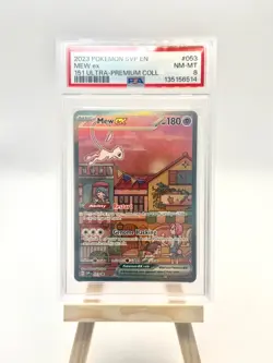 Mew ex 053 Sv: Scarlet & Violet Promo Cards Holo Pokemon Card Graded PSA 8 - Image 1