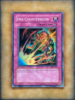 Yugioh Des Counterblow AST-107 Super Rare 1st Ed NM - Image 1