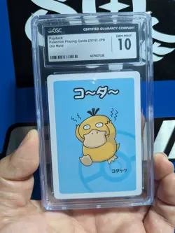 Psyduck Pokemon Playing Cards (2019) JPN Japanese Old Maid CGC Gem Mint 10 - Image 1
