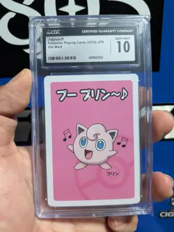 Jigglypuff Pokemon Playing Cards (2019) JPN Japanese Old Maid CGC Gem Mint 10 - Image 1