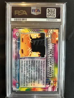 1999 Topps Pokemon Movie Charizard The Fight Rages Foil #35 - PSA 9 - Image 4