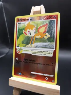 Pokemon Reverse Foil Card - Chimchar 57/100 (Majestic Dawn) - Image 3