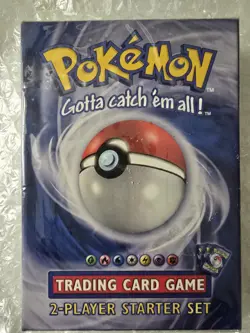 1999 Pokemon Card Base Set SHADOWLESS Starter Deck Factory Sealed - Image 1