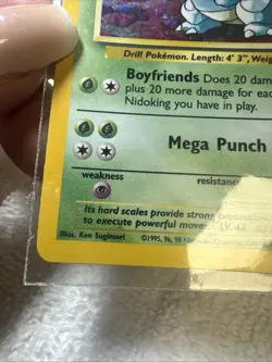 Pokemon TCG Nidoqueen Holo Rare Unlimited Jungle 7/64 - Image 3