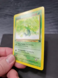 LP Oddish [1st Edition] Gray Stamp Error #63 Pokemon Team Rocket - Image 5
