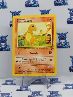 Charmander Base Set 2 69/130 Pokemon LP - Image 1