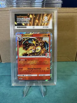 Graded ACE 8 Charizard 181/SM-P KFC Indonesian Promo Pokemon GEM MINT - Image 1