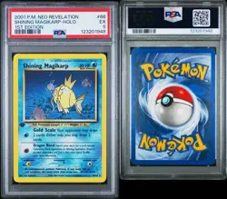 1st Edition Shining Magikarp Holo 66/64 - Neo Revelation - PSA 5 EX - Image 5