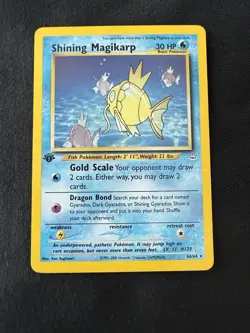 Shining Magikarp 1st Edition Holo 66/64 Neo Revelation Pokemon TCG - Image 1