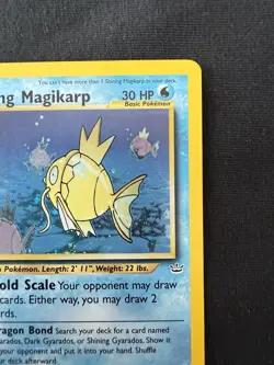Shining Magikarp 1st Edition Holo 66/64 Neo Revelation Pokemon TCG - Image 4